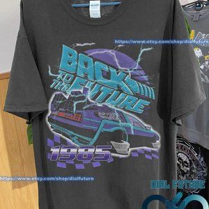 Back To The Future Poster Style t Shirt, Back To The Future Movie Shirt, 80s Mov